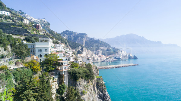 Beautiful Amalfi coast village in Italy. Stock photo © NeonShot