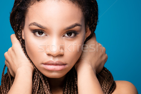 Belleza retrato África nina jóvenes Foto stock © NeonShot