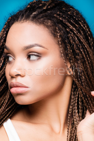 Beauty portrait of african girl. Stock photo © NeonShot