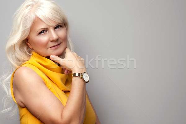 Portrait of attractive senior woman. Stock photo © NeonShot