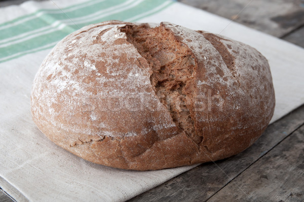 Homemade bread Stock photo © nessokv