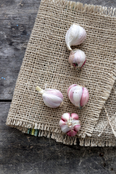 Garlic bulb and cloves Stock photo © nessokv
