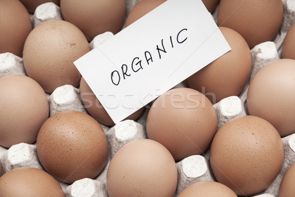 Stock photo: fresh eggs