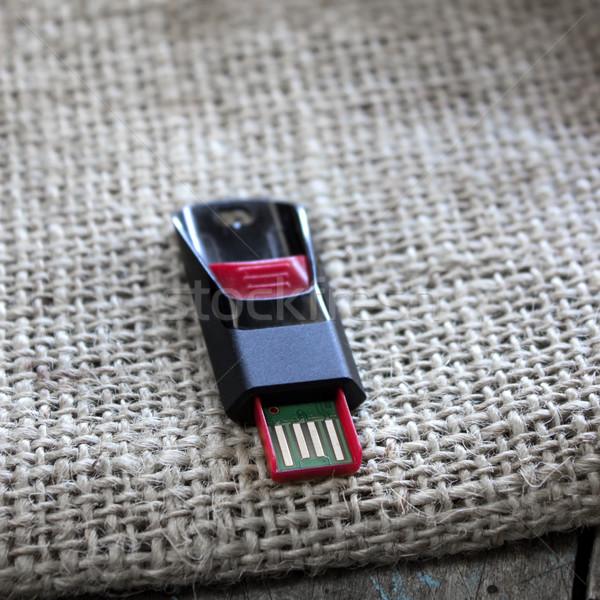 USB flash drive on the table Stock photo © nessokv