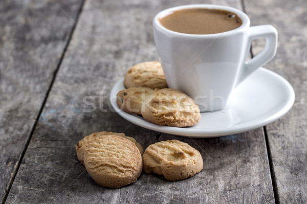 coffee cup and cookies  on table Stock photo © nessokv