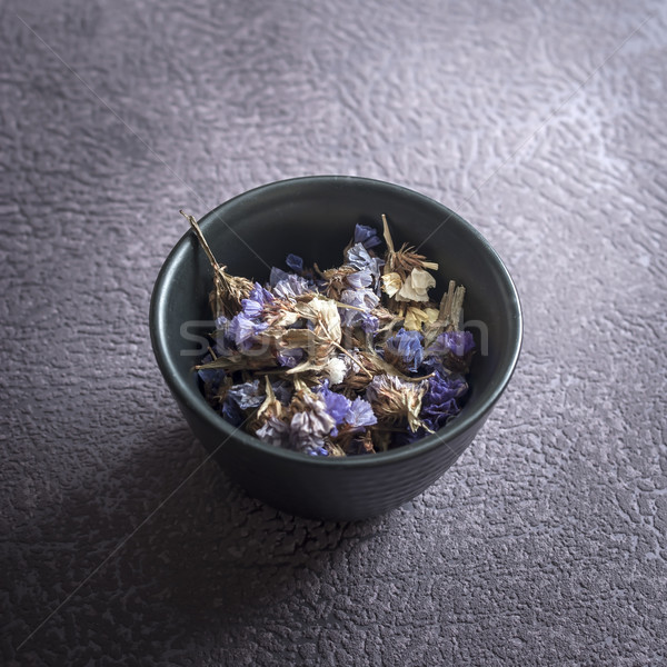 dry medicinal herbs in bowl Stock photo © nessokv