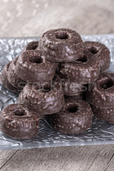 chocolate tea biscuits Stock photo © nessokv