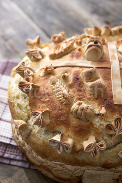 Festive bakery Holiday Bread Stock photo © nessokv