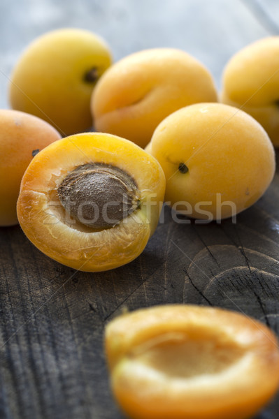 Bois nature fruits jaune [[stock_photo]] © nessokv