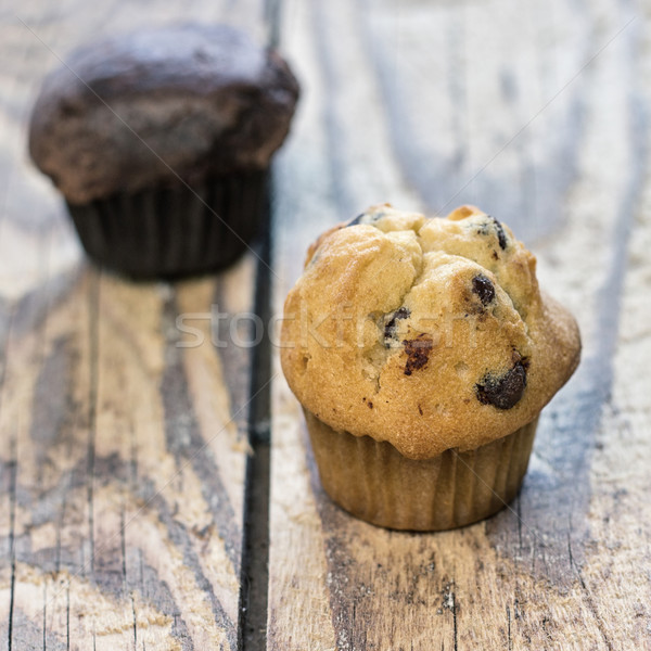 chocolate chip muffins Stock photo © nessokv