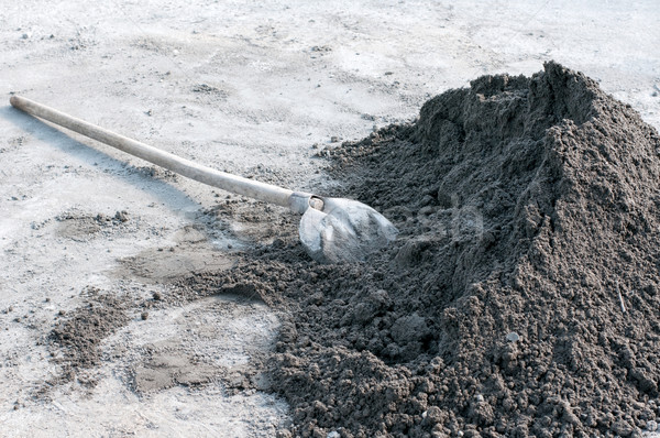 лопатой грязи саду центр лет рок Сток-фото © nessokv