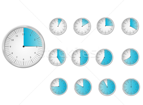 Time icons Stock photo © Nevenaoff
