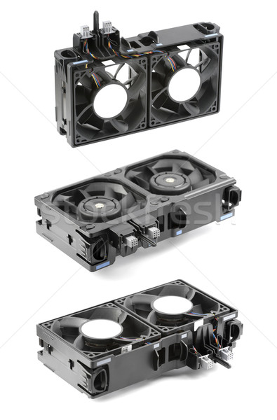 Two Powerful Cooling Fans Stock photo © newt96