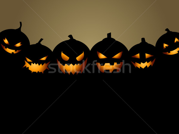 Halloween parti yüz dizayn arka plan Stok fotoğraf © nezezon