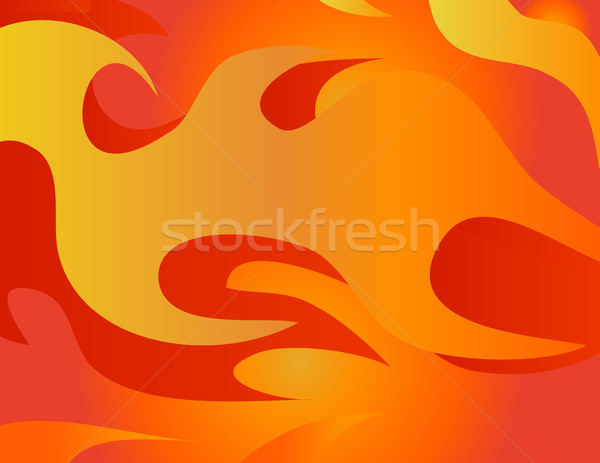 Foto stock: Rojo · ardor · fuego · resumen · naranja · cepillo