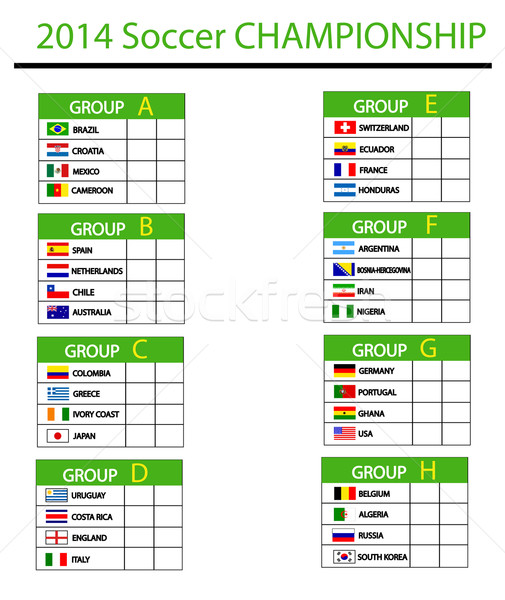 soccer championship 2014 Stock photo © nezezon
