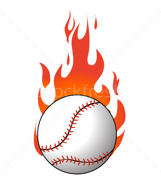 棒球· 火焰· 向量· 草· 體育· 團隊- 插圖© nezezon (#2806140) | Stockfresh