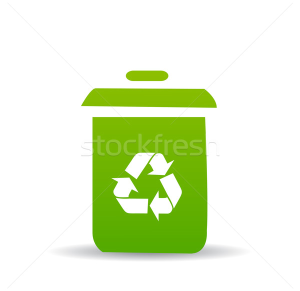 [[stock_photo]]: Recycler · art · signe · sac · couleur