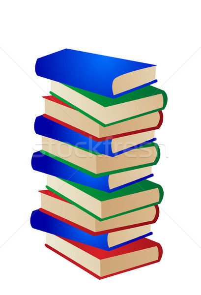 colored books Stock photo © nezezon