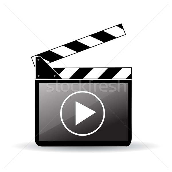 Pokładzie film przemysłu ekranu wideo kina Zdjęcia stock © nezezon