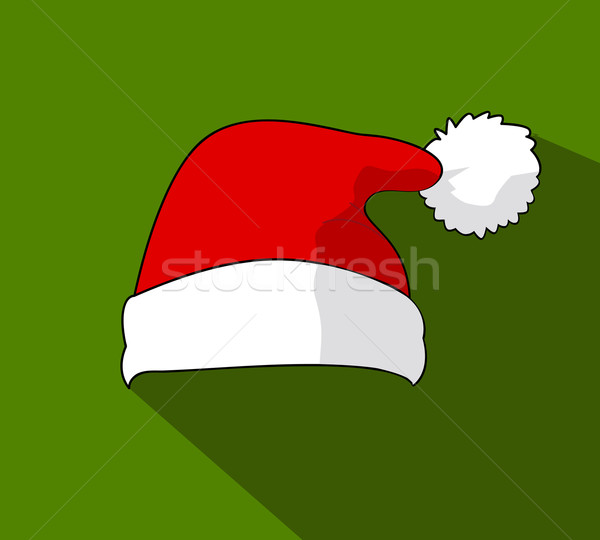 聖誕老人 帽子 向量 舞會 背景 冬天 商業照片 © nezezon