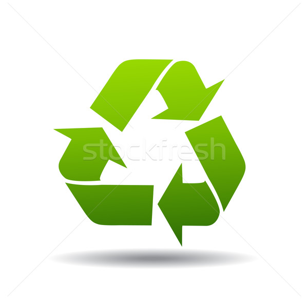 recycle logo Stock photo © nezezon