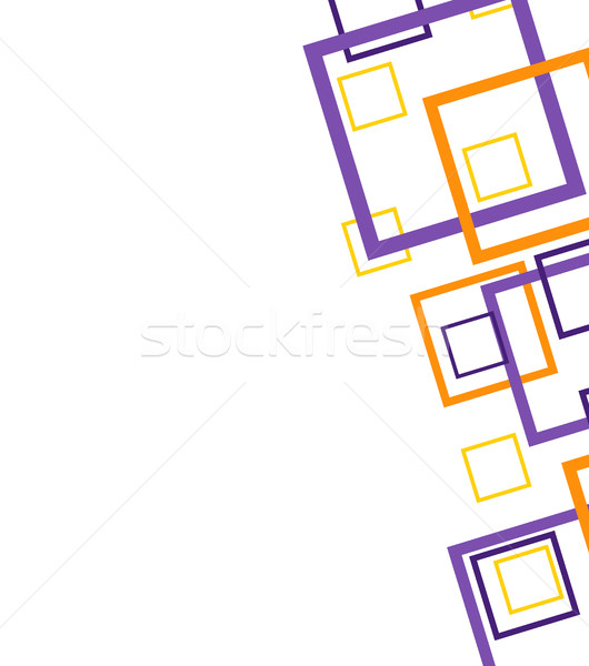 Abstract geometric colorful pattern Stock photo © nezezon