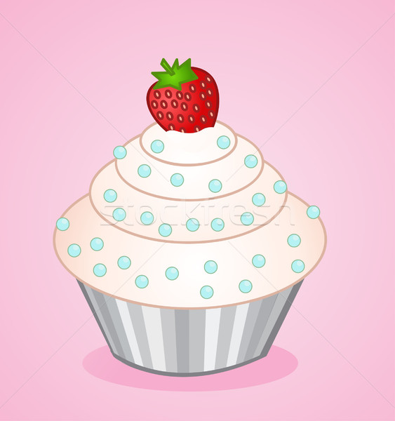 vector cupcake  Stock photo © nezezon