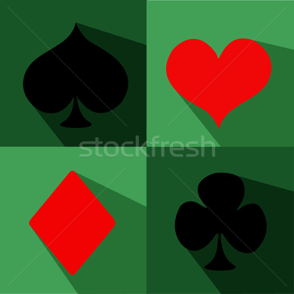 Stockfoto: Vector · spelen · kaart · pak · icon · symbool