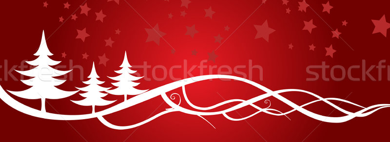 Christmas Background fully editable vector illustration Stock photo © nezezon