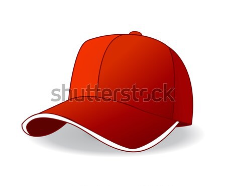 野球帽 白 女性 スポーツ デザイン 男性 ストックフォト © nezezon