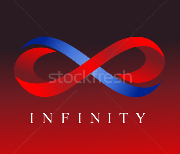 infinity vector illustration  Stock photo © nezezon