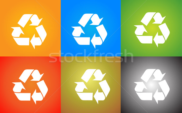 Recycle Logo Stock photo © nezezon