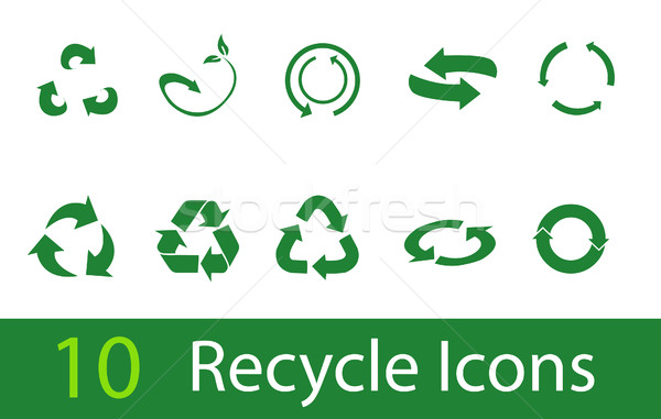 增加至灯箱 商业照片 / 插图 #7388007vector recycle signs 由