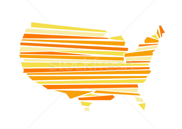 USA Karte Welt Farbe Alabama Arizona Stock foto © nezezon