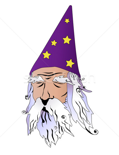 wizard vector illustration Stock photo © nezezon