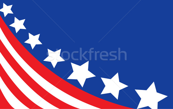 USA flag in style vector  Stock photo © nezezon