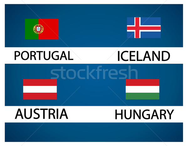 European soccer cup - group F Stock photo © nezezon