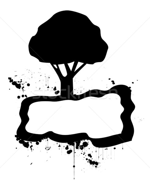 Vector illustration of a modern grunge nature Stock photo © nezezon