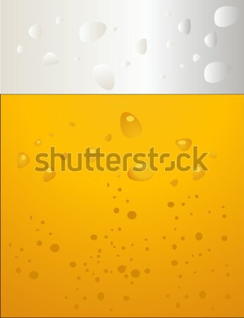 beer bubbles vector Stock photo © nezezon