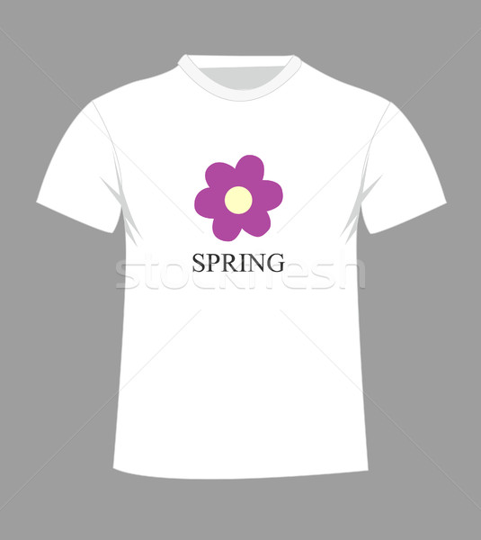 Stock photo: T-shirt design with