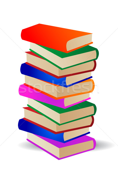 colored books  Stock photo © nezezon