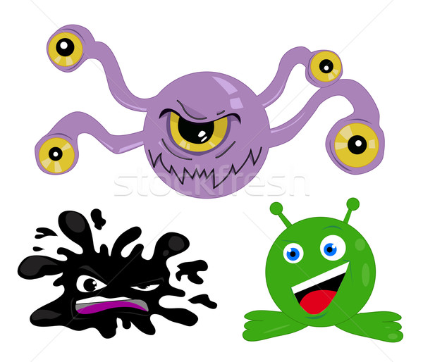 Monster and Character Set Stock photo © nezezon