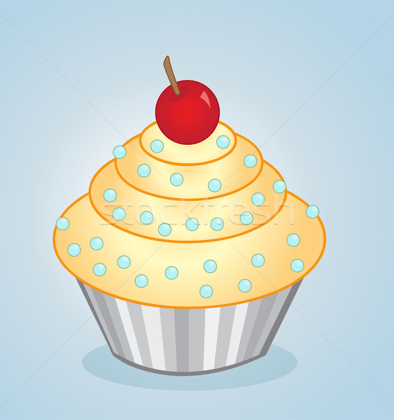 vector cupcake  Stock photo © nezezon