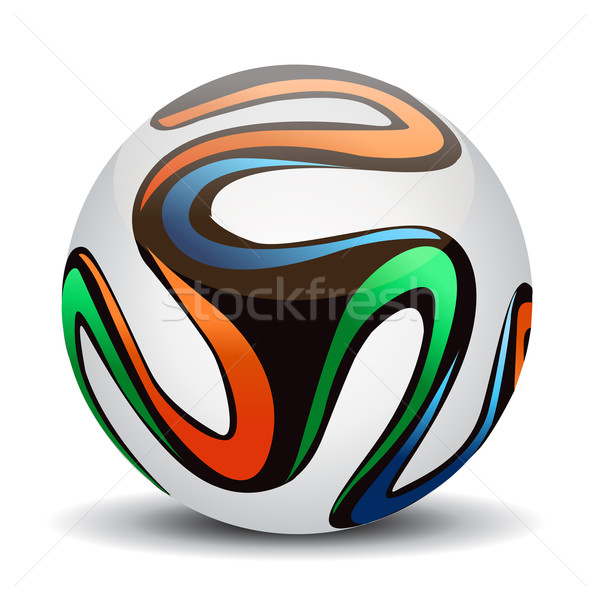 Oficial bola 2014 futebol esportes projeto Foto stock © nezezon