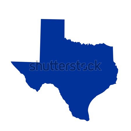 Stock photo: Texas State Map