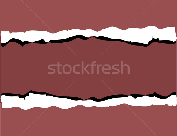 Stock photo: ripped paper