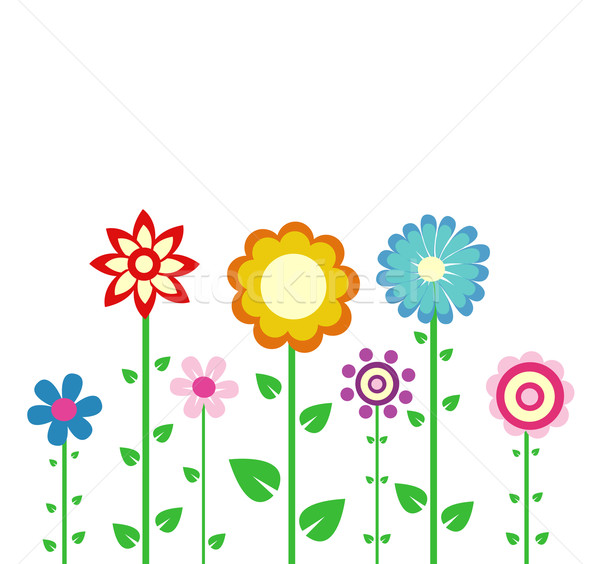 Colorat Flori de primavara Paşti floare fundal vară Imagine de stoc © nezezon