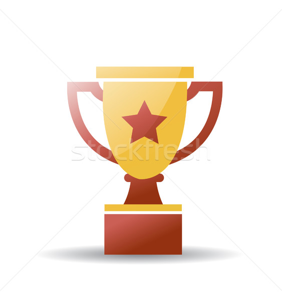 vector champions cup icon Stock photo © nezezon