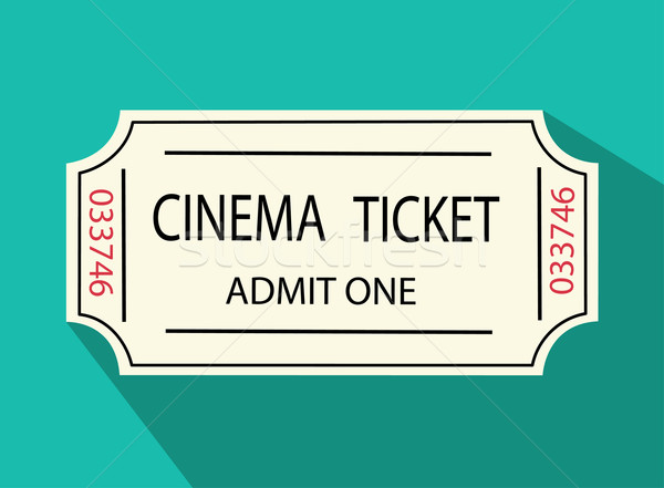 Cinema biglietti film arte industria film Foto d'archivio © nezezon